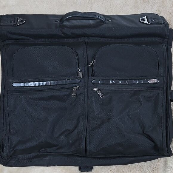 Tumi Ballistic Nylon Black Garment Bag Luggage Travel Suitcase - Picture 2 of 12